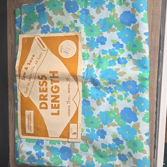 Sew and Save Other - Vintage Fabric - 1.5 yards x 45in